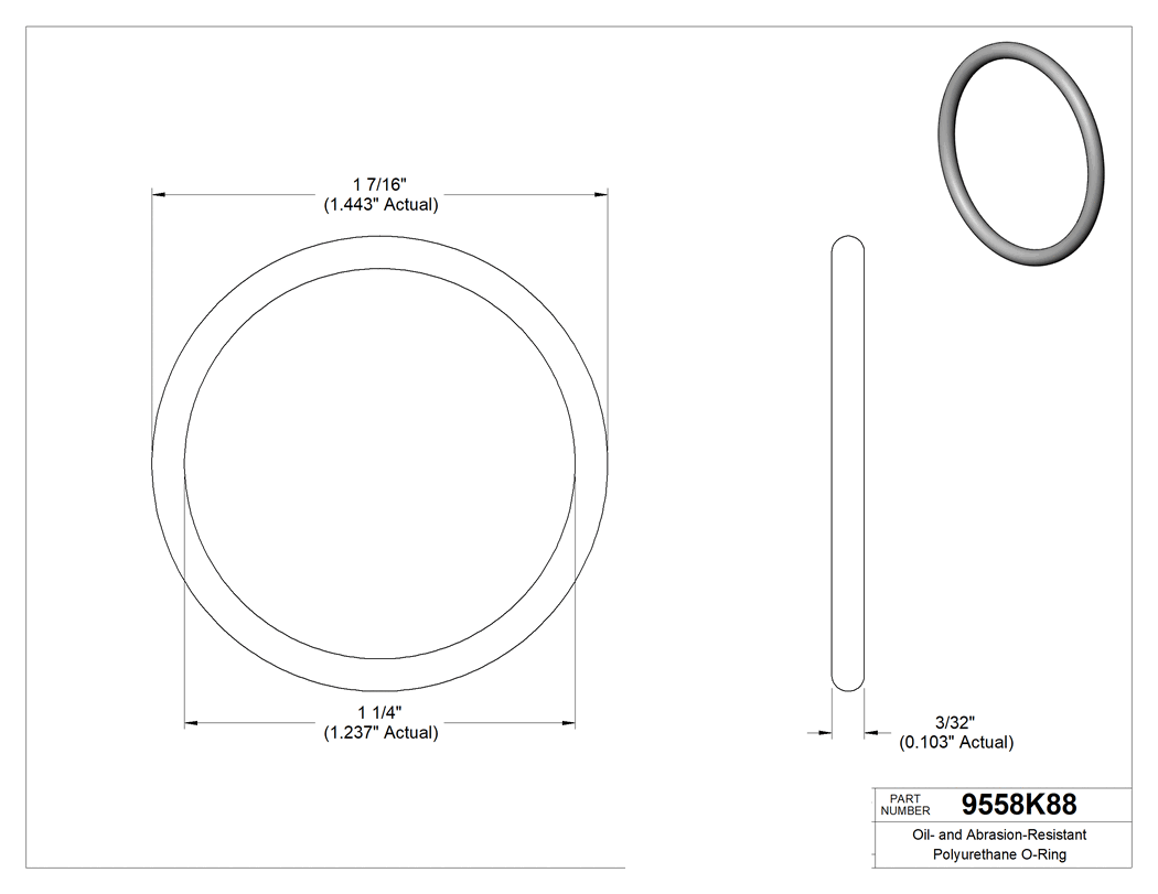 Technical drawing - 9558K88
